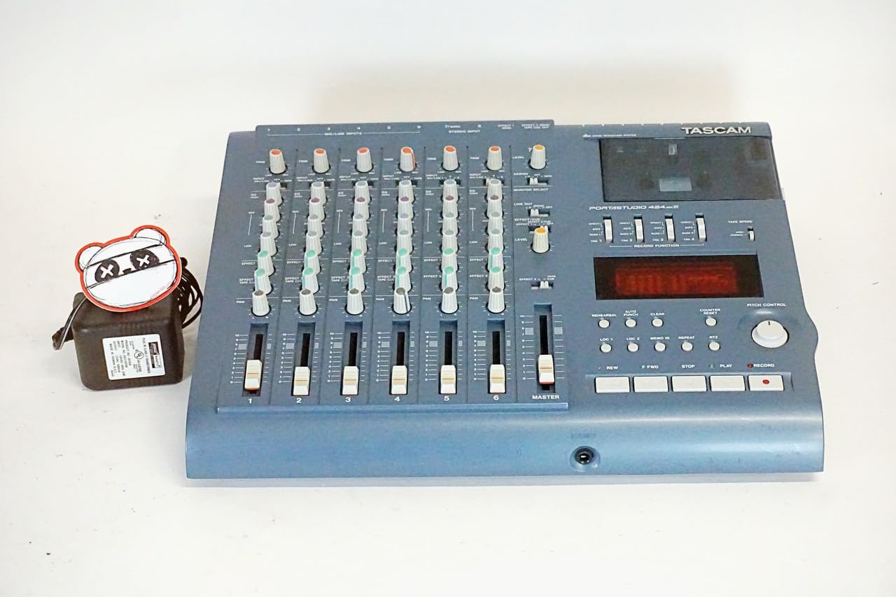 Tascam 424 MKII Portastudio, 4-Channel Multitrack Cassette 