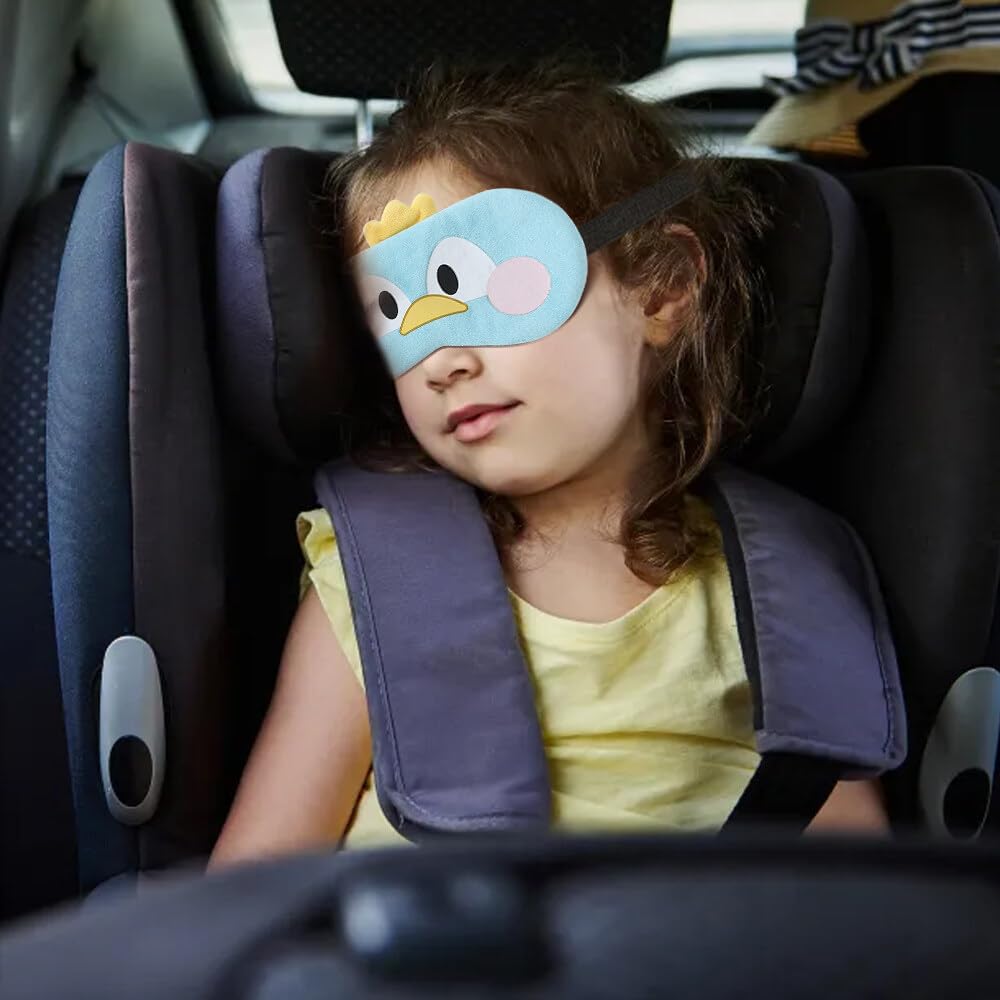 2 stuks slaapmasker voor kinderen, dinosaurus oogmasker om te slapen
