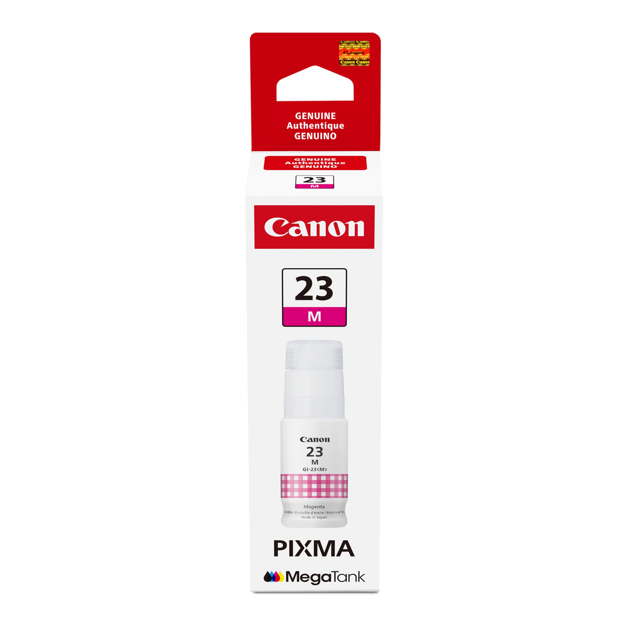 Canon GI-23 Genuine Magenta Ink Bottle, Compatible with Megatank G620 Printers