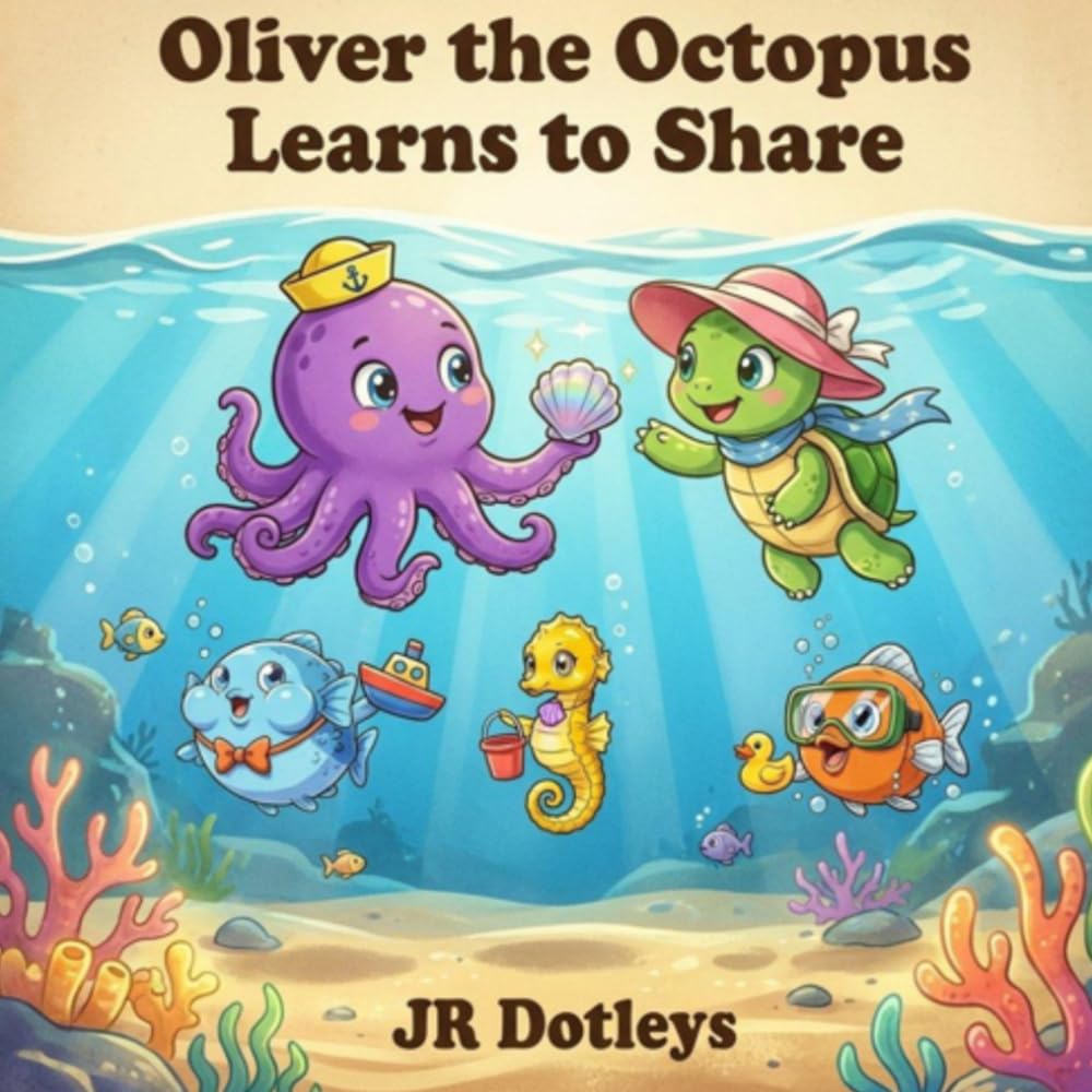 Oliver the Octopus Learns to Share: A Delightful Ocean Tale Teaching Kids the Joy of Sharing and Friendship