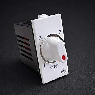SEER eiling Fan Switch 4 Step Type Fan Regulator use in household offices shops restaurants hospitals and more (White) Mod... Price In India