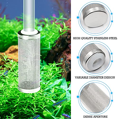 ZUZGO Filtro in acciaio inox per acquario, filtro