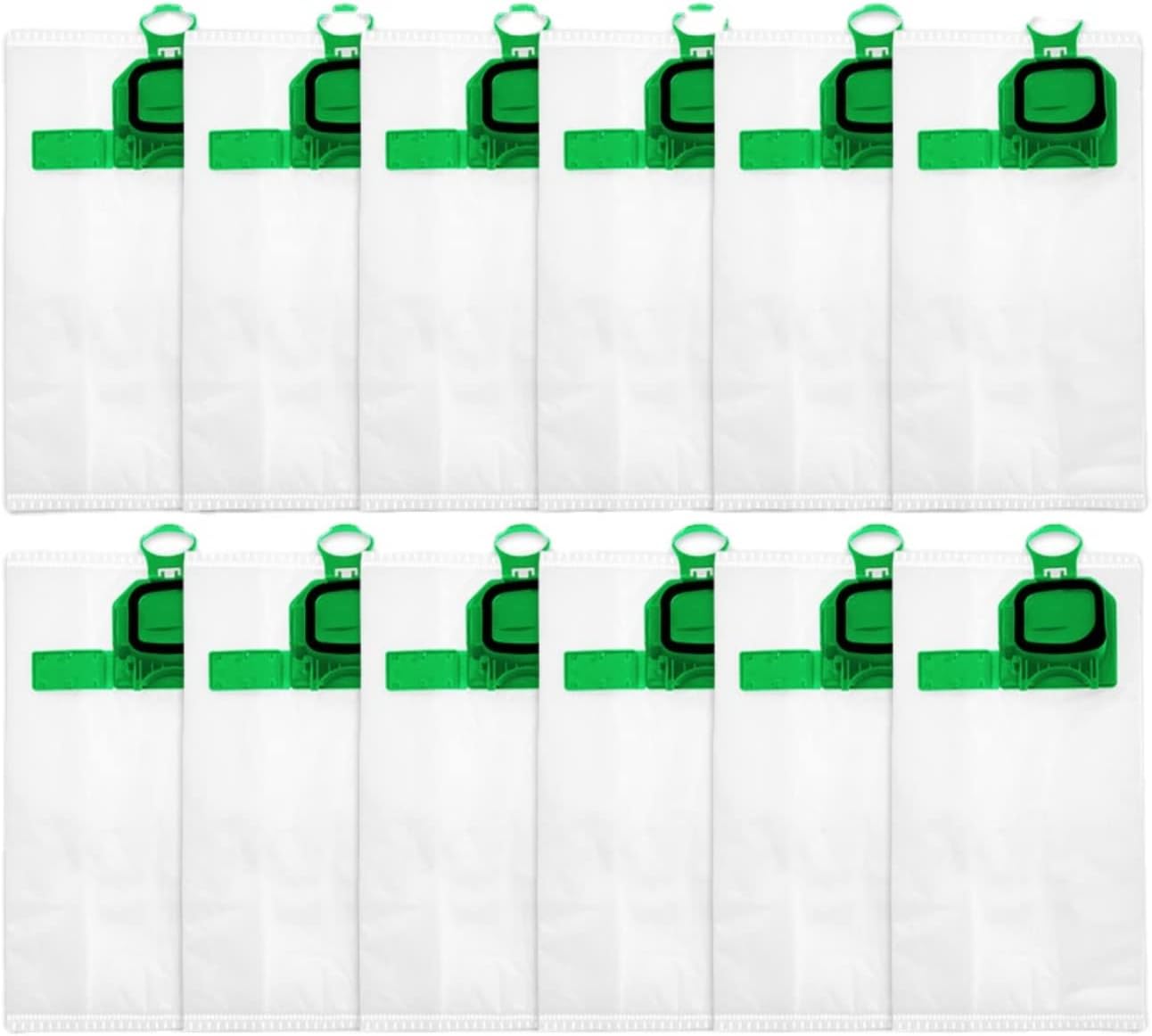 Replacement Disposable Dust Bag Kit Compatible with Vorwerk VK140 VK150 Upright Vacuum Cleaner Spare Parts (12 Pcs)