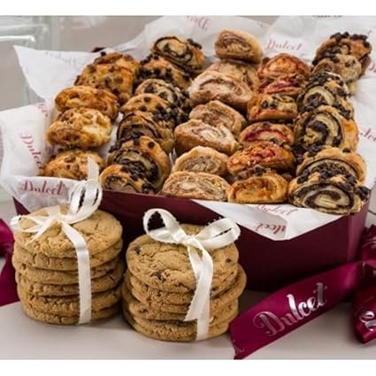 Amazon Com Dulcet Gift Baskets Sweet Success Gourmet Cookie And Snacks Gift Basket Unique All Occasions Present Holidays Birthday Sympathy Get Well Family Or Office Gatherings For Men Women With Prime
