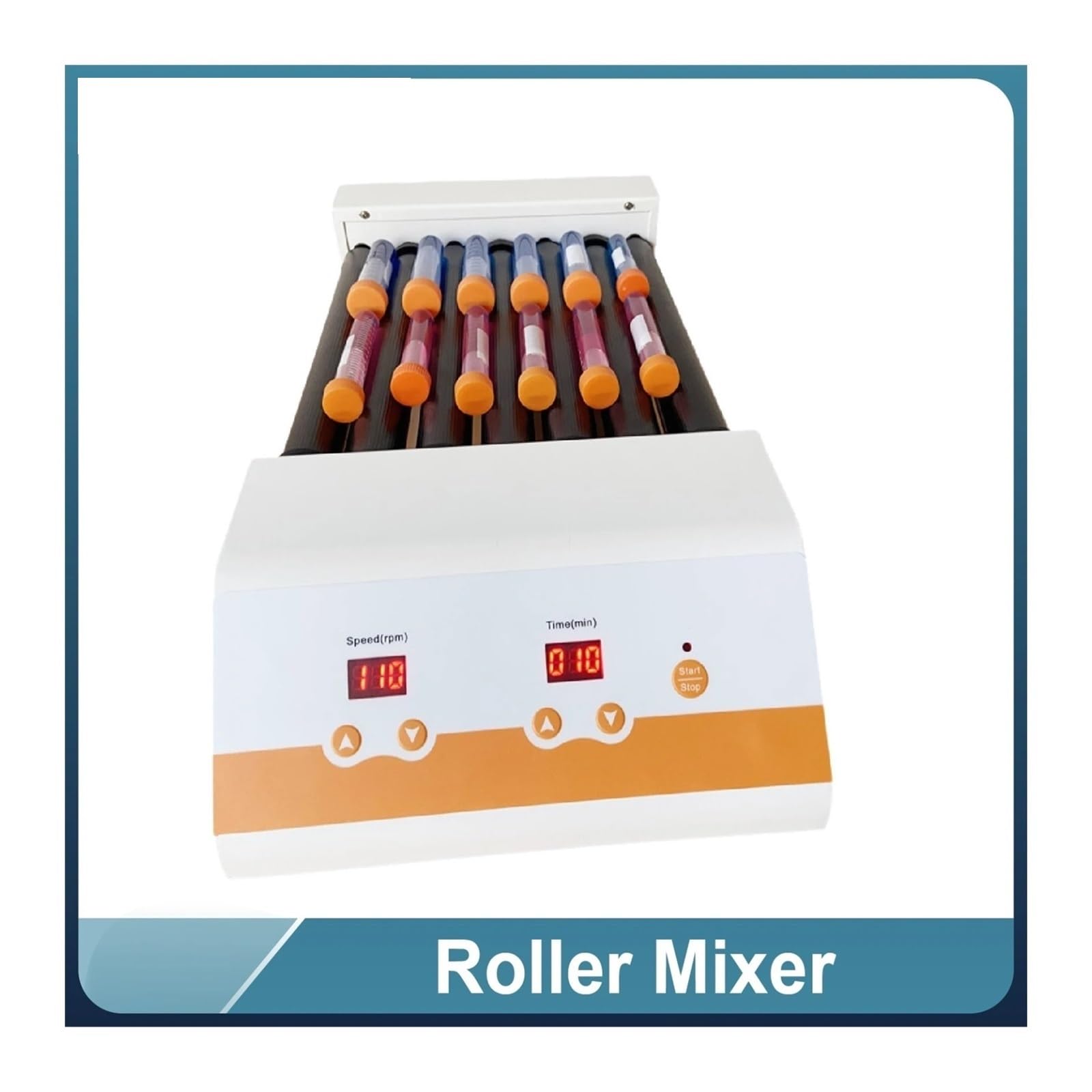 Tischzentrifuge, QW-GZ-5T Digitaler Röhrchenmischer Mit Timer, Labor-Blutröhrchenmischer, 5-Walzen-Design, 110 U/min, For Hybridisierungsmischung | QW-GZ-7T