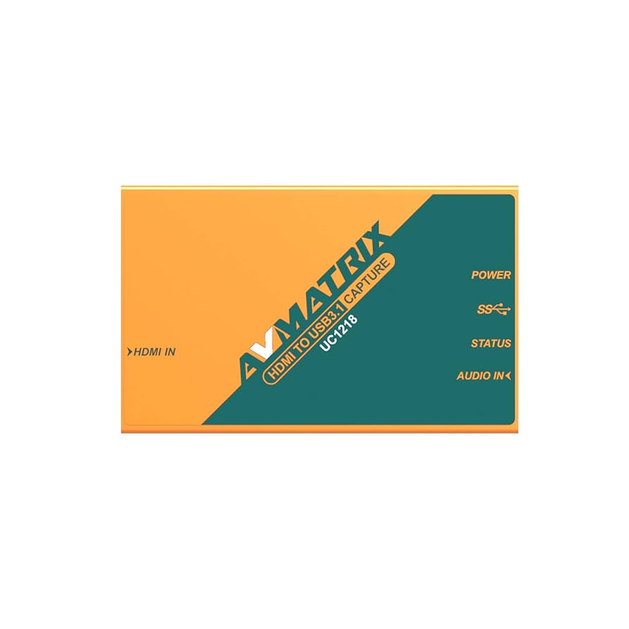 AVMATRIX キャプチャーデバイス UC1218 Amazon.com: AVMATRIX UC1218 HDMI to USB 3.1 Type-C