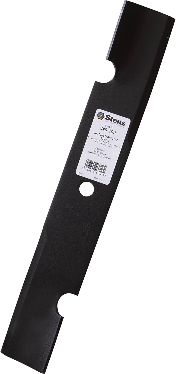 Stens Notched Air-Lift Blade Shop Pack 340-109-6