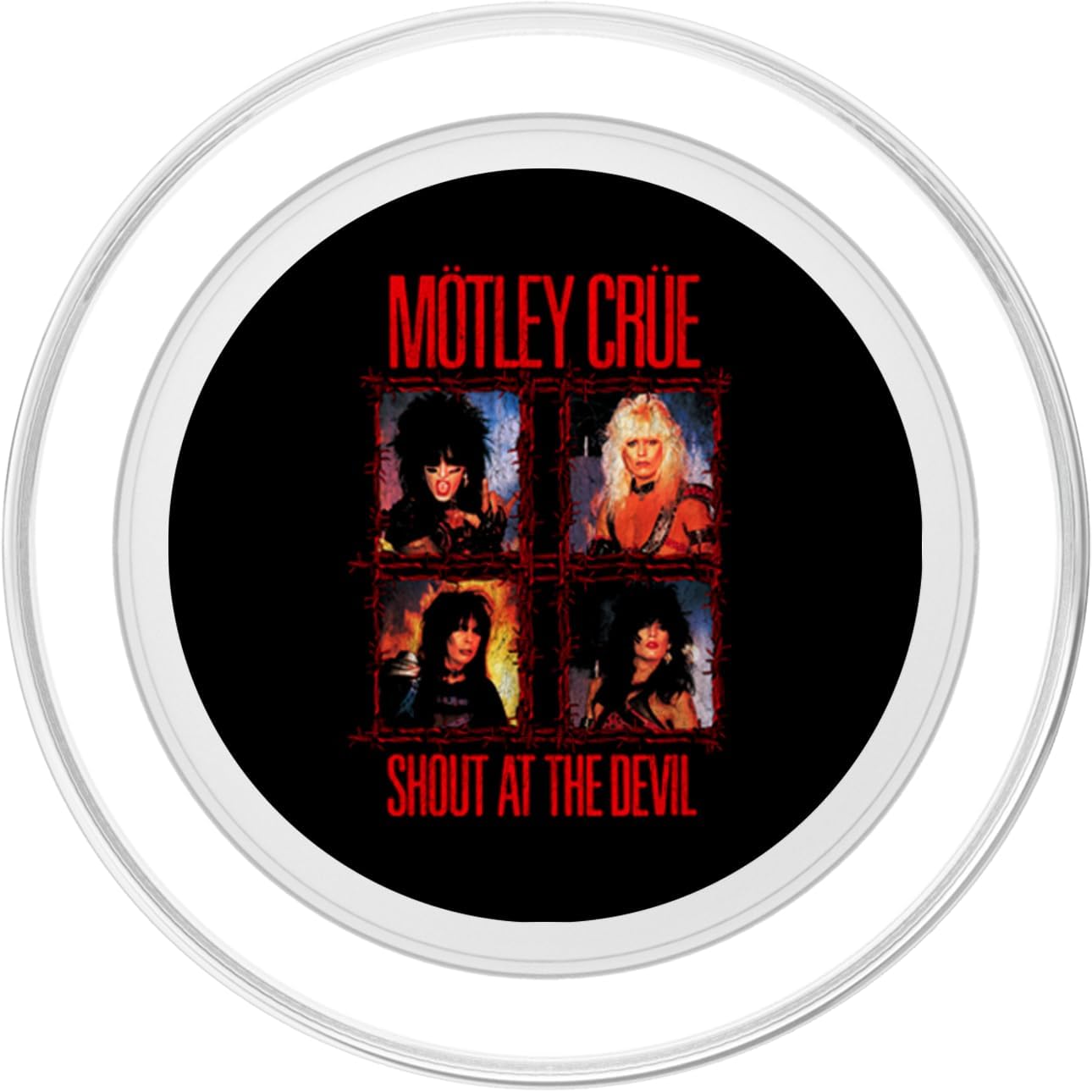 Mötley Crüe Shout At The Devil Wire PopSockets PopGrip for MagSafe