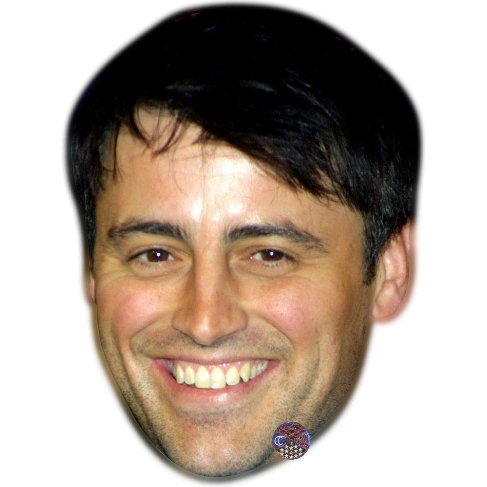 Matt LeBlanc (Smile) Celebrity Mask, Flat Card Face, Fancy Dress Mask