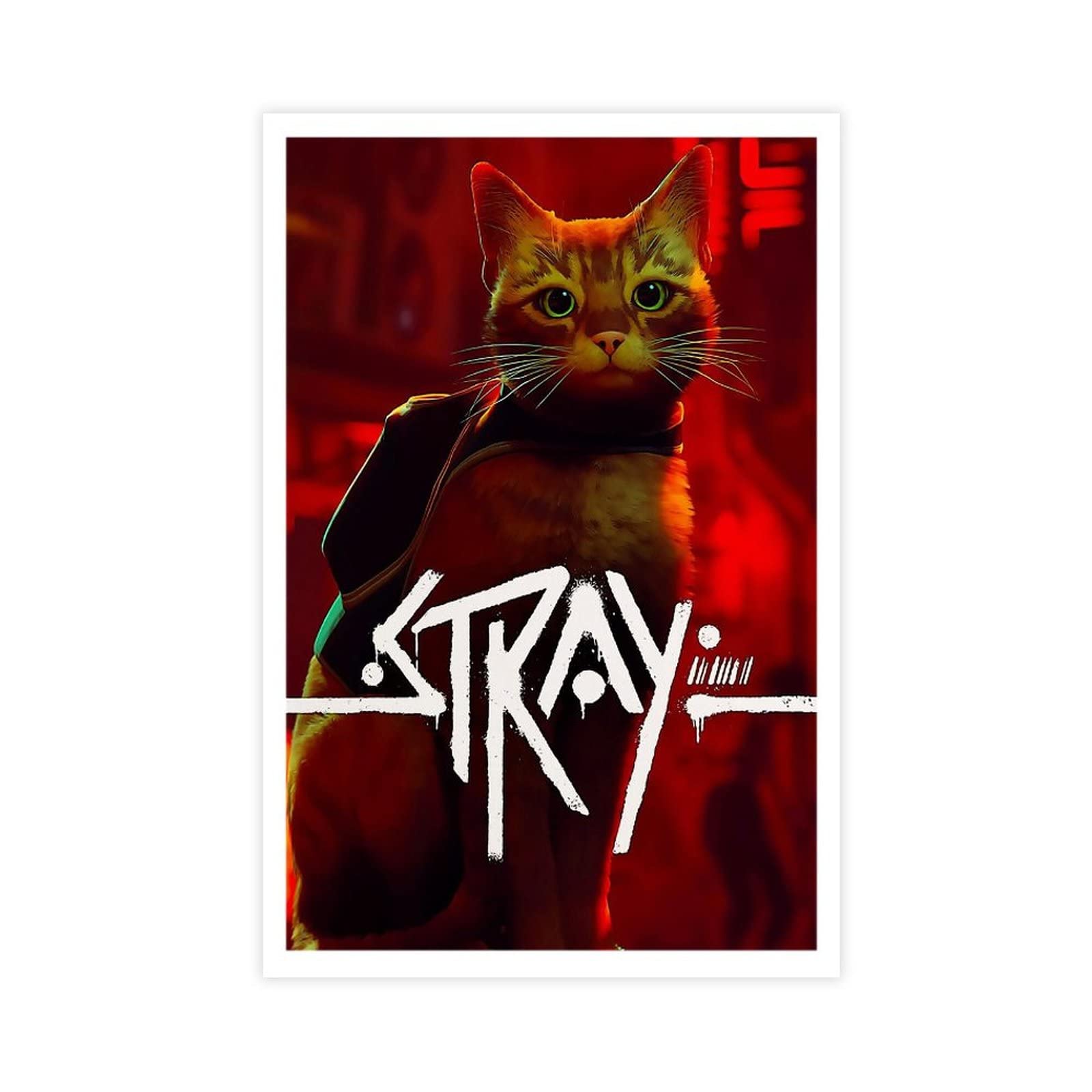 FABIVA Poster per videogiochi randagi, 7 poster su tela, decorazione da parete, stampa su tela, per soggiorno, camera da letto, stile senza cornice, 20 x 30 cm