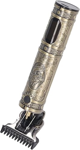 Haofy Cortadora de pelo, pantalla LCD, delicada, eléctrica, fácil limpieza, profesional, con 3 peines para exteriores