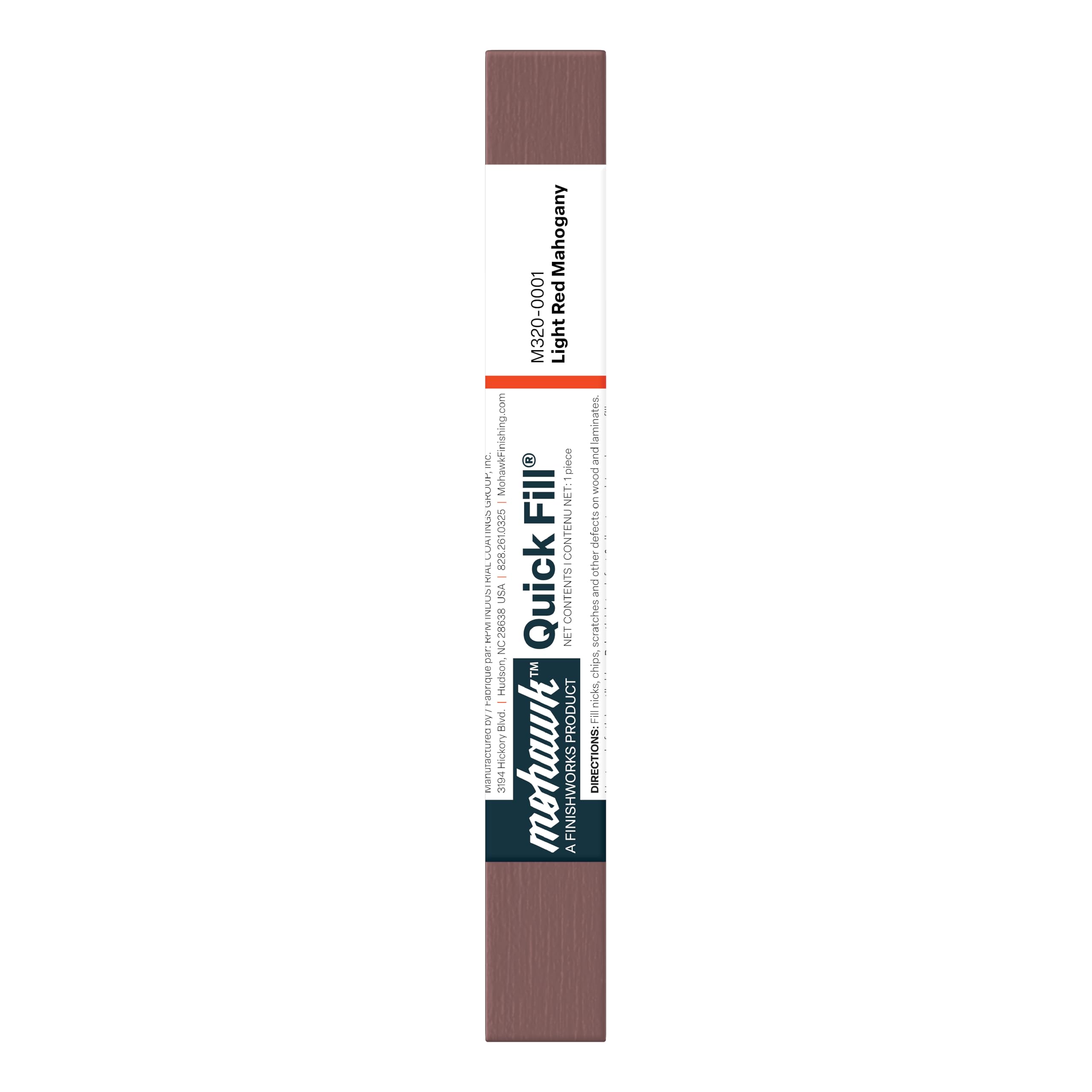 Mohawk Finishing Products M320-0001 Mohawk Quick Fill Burn-in Stick, Light Red Mahogany, 4.35