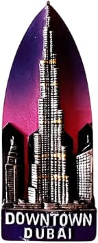 Dubai United Arab Emirates Refrigerator Magnet Souvenir Fridge Decoration Magnetic Sticker Hand Painted Craft Collection