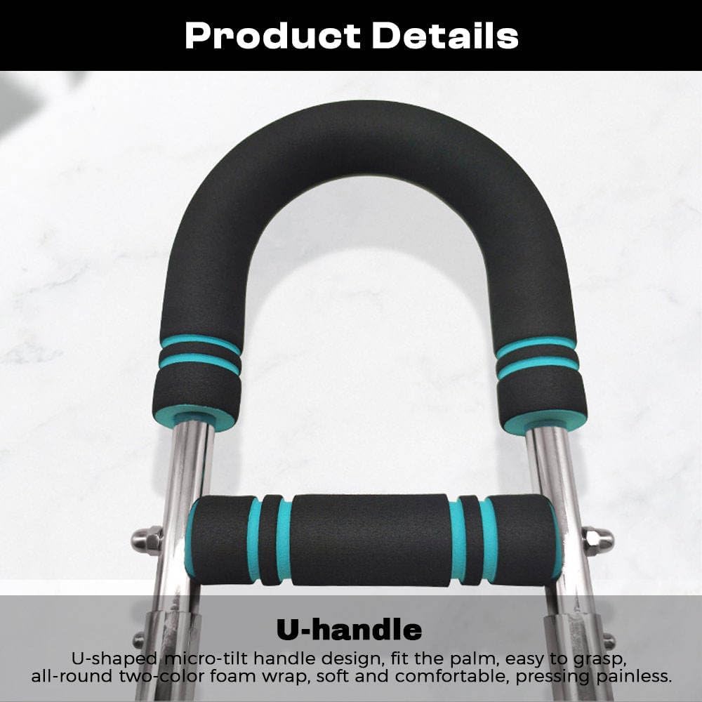 Twister Arm Trainer, 40-100lb Adjustable Chest Workout Equipment, Arm Trainer for Men, Chest Trainer for Men, Shoulder Muscle Training, Portable Home Fitness Equipment (Blue)