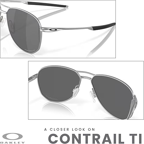 Miniatura 7 de Oakley Contrail Ti OO6050 Pilot - Lentes de sol para hombre  correa de accesorio de paquete  kit de iWear de diseñador