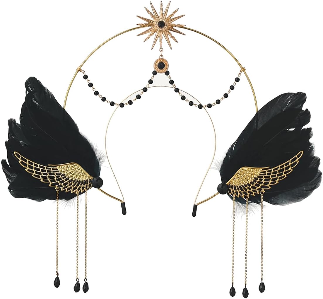COSDREAMER Halo Crown Mary Goddess Headband Women's Halloween Costume Goddess Headwear (X)