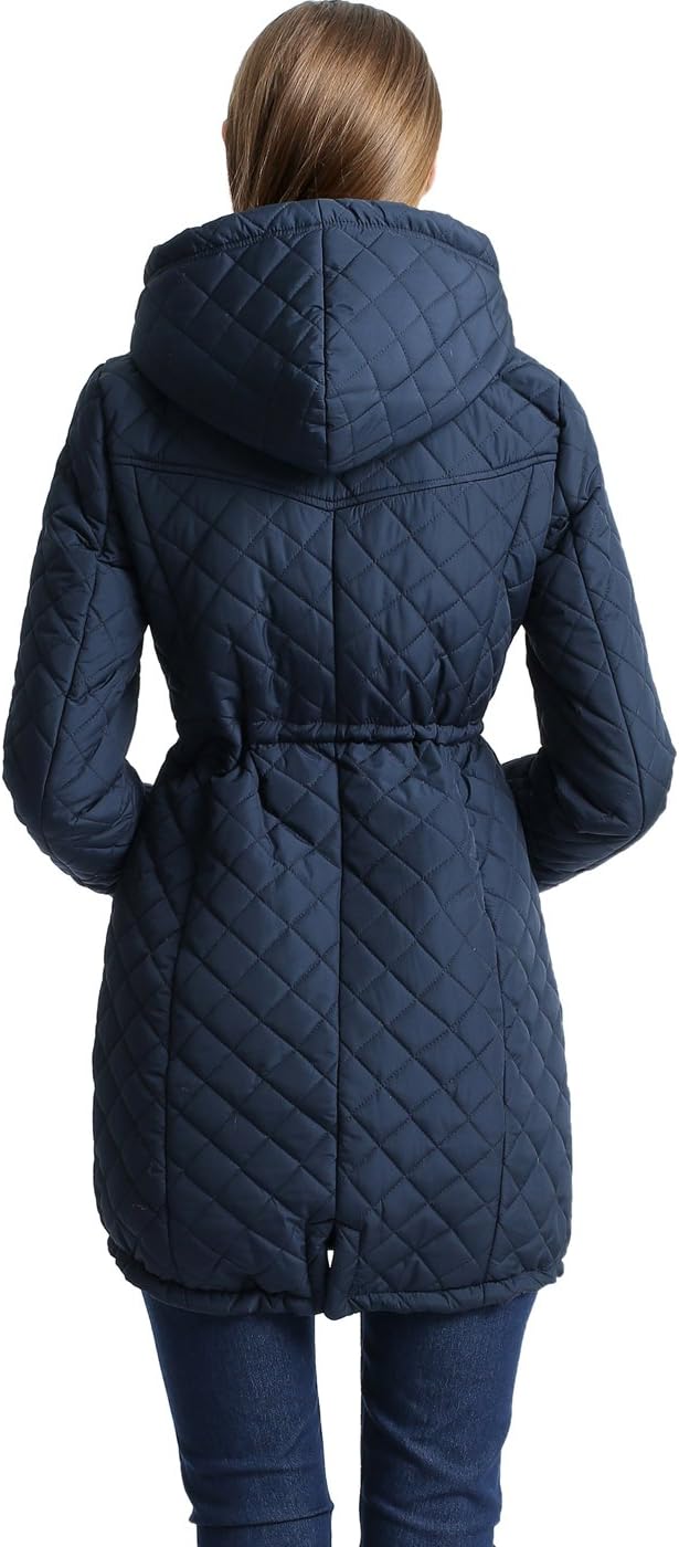 BGSD Women Angela Waterproof Quilted Parka Coat Novelty Winter Jacket - Regular & Plus Size