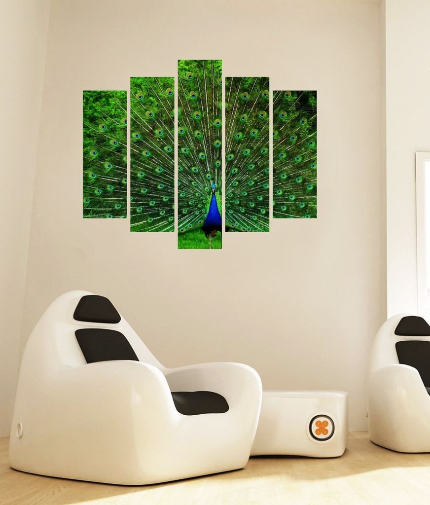 Buy Impression Wall Decor Peacock Wall Cut Outs Sticker Online at Low