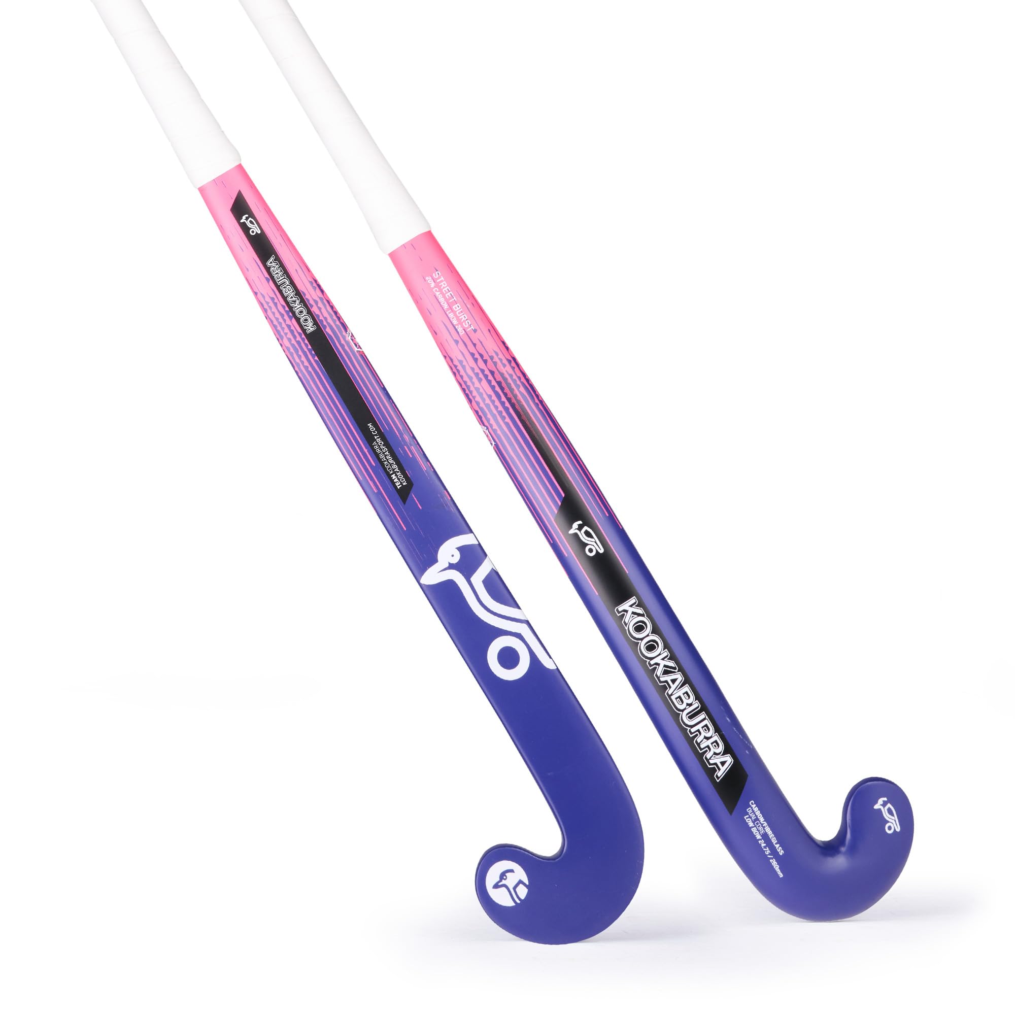 Kookaburra Burst Hockey Stick - 35" Light - LBow 260, 20% Carbon