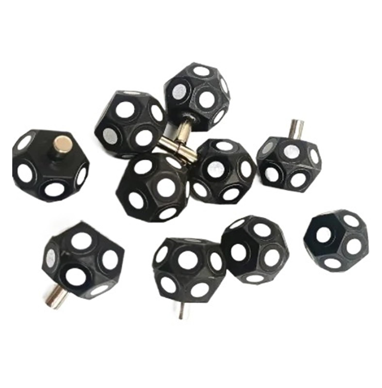 Punti di marcatura magnetici for scanner 3D da 10 pezzi Sfera di tracciamento con indicatore di punti multi-angolo ad alta riflessione Migliora la precisione(3/6mm)