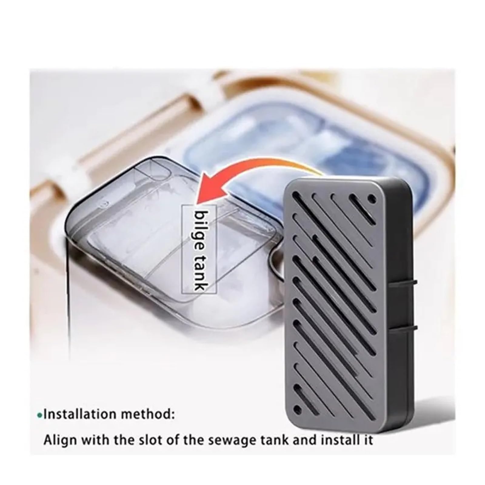 YCOC-Silver - Modulo di deodorizzazione, compatibile con Dreame, L50 Pro Ultra/X50 Ultra/X50s/L40s Pro Ultra Aspirapolvere