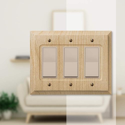 Miniatura 2 de AMERELLE 180RRR Baker Triple Rocker - Placa de pared de madera sin terminar