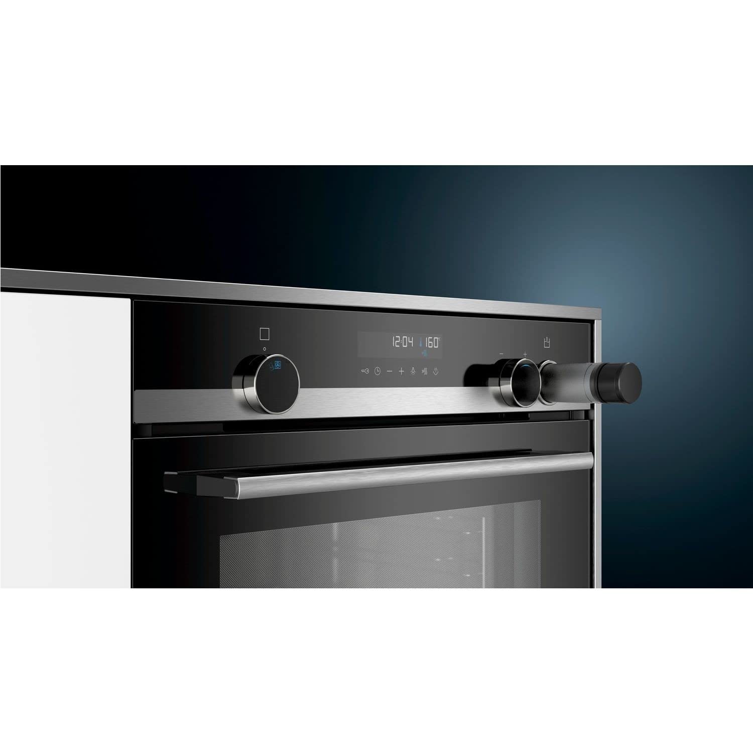 Siemens horno mixto empotrable a vapor 71l 60cm ecoclean acero inoxidable HR538ABS1
