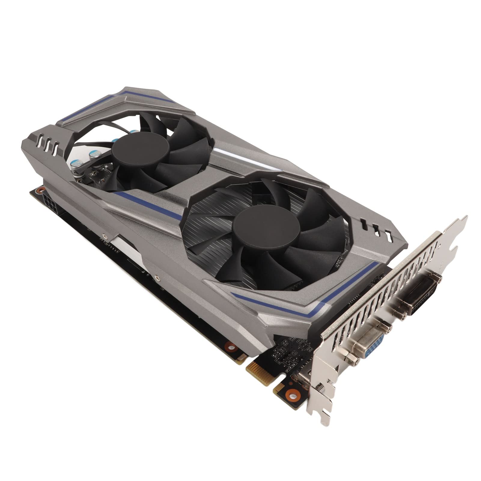ASHATA GTX550Ti 8GB GDDR5 128 Bit Gaming Scheda Grafica, PCI Express 2.0 Dual Fan Computer PC Gaming Scheda Grafica Video con HDMI VGA DVI, Risoluzione 2560x1600