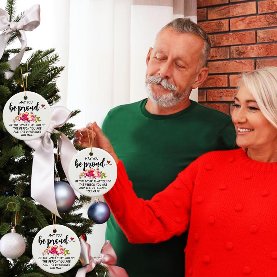 Ruhestand Ornament 2023 – Weißes Keramik-Anhänger Mit Geschenkbox & Schlüsselband, Perfekt Als Abschiedsgeschenk