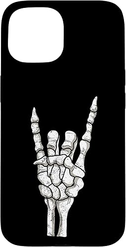 Miniatura 10 de iPhone 11 Rock and Roll Skeleton Hand Vintage Halloween Rock &amp; Roll Case