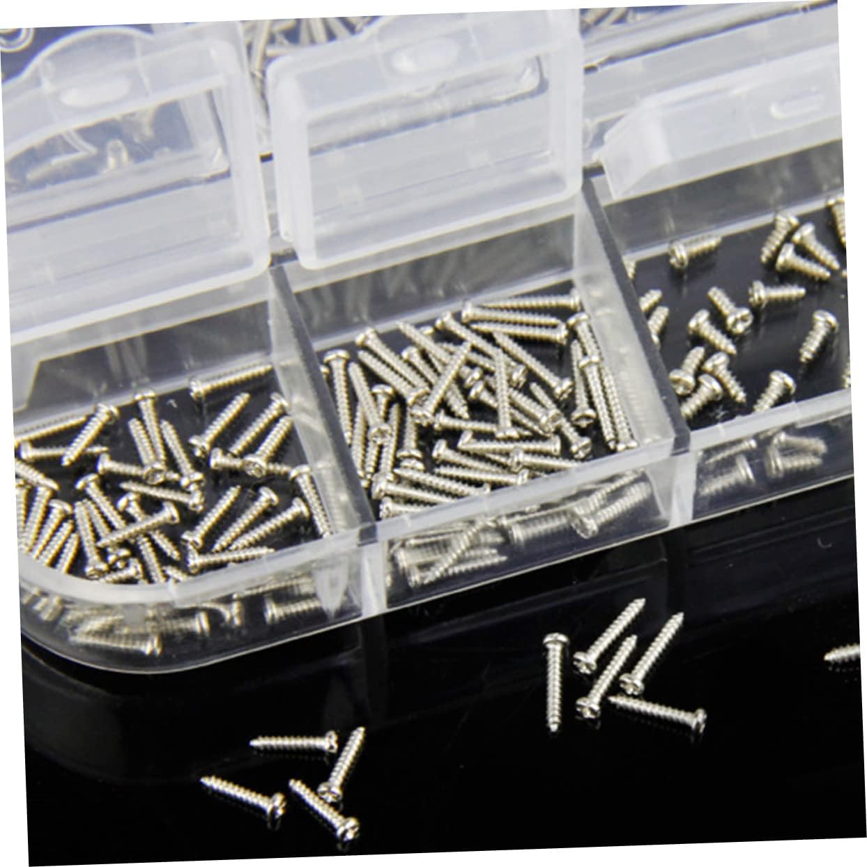 720pcs Glasses Repair Kit Screws Screwdriver and Nose Pads Essential Eyeglass Frame Repairing Tools for Sunglasses Watches and Jewelry