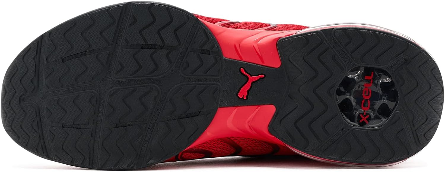 PUMA Mens Voltra Lace Up Sneakers Shoes Casual - Red