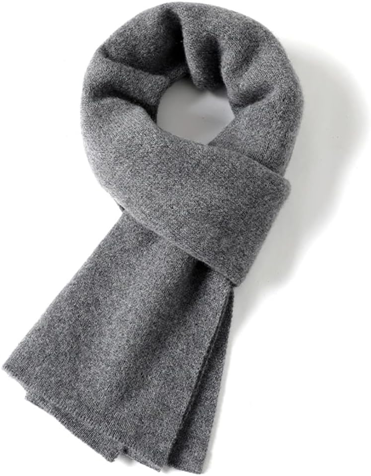 Scarf Men's Autumn and Winter Models Casual Business Monochrome Thickened Warm Men's Matching Single Product Scarf