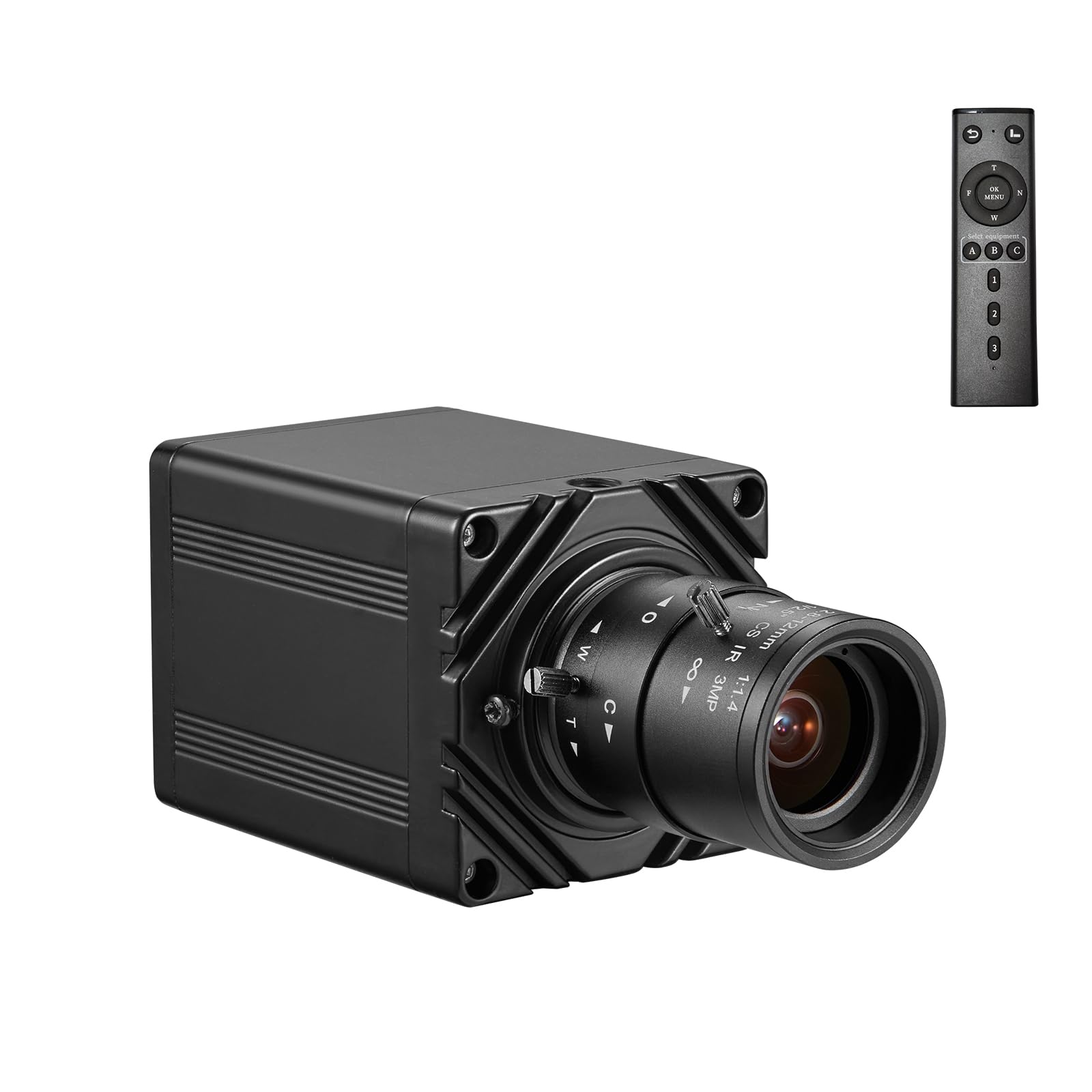 Photo 1 of SDTNOVA HDMI USB3.0 Dual Output HD 4K30fps Digital Security Camera, Industry Digital C-Mount with Manual 2.8-12mm Varifocal HD Lens, OSD Menu via Remote Controller