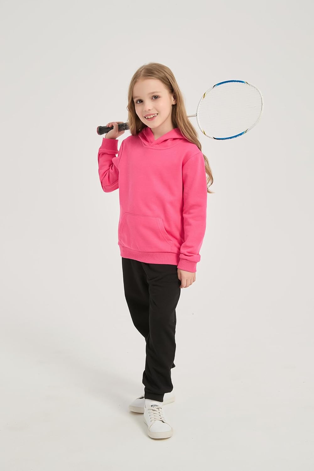 Phedrew Kids Cotton Hoodies Toddler Fall Pullover Hooded Medium Weight Sweatshirts with Pocket for Boys and Girls - Image 5