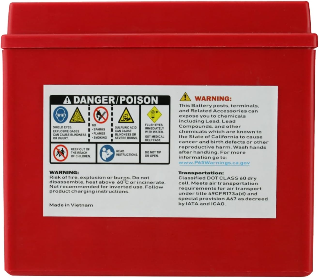 Banshee 12-BS Motorsports Battery Compatible with Piaggio BV 350