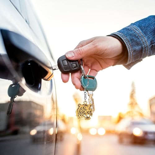 Miniatura 3 de 30 piezas de dijes de cabeza de tigre cabeza de tigre de aleación dorada, accesorios de fabricación de joyas para collares, pulseras, manualidades y