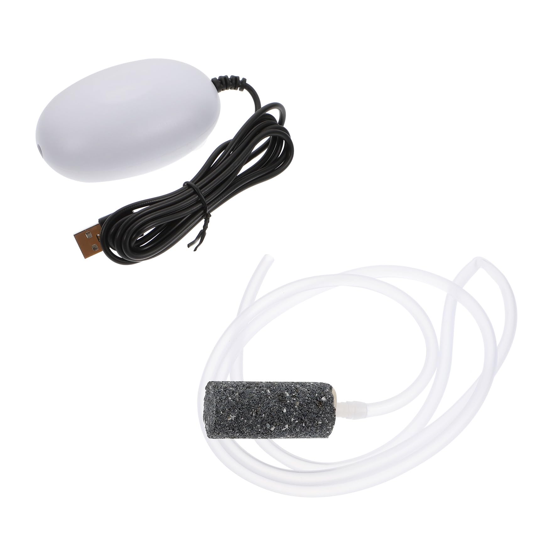 Bomba De Oxigeno USB Hundir Depósito De Agua Inflable Tanque Colador Mini Acuario Grifos Aireador De Grifo Herramienta De Oxigenación Aireador De Pecera Abdominales