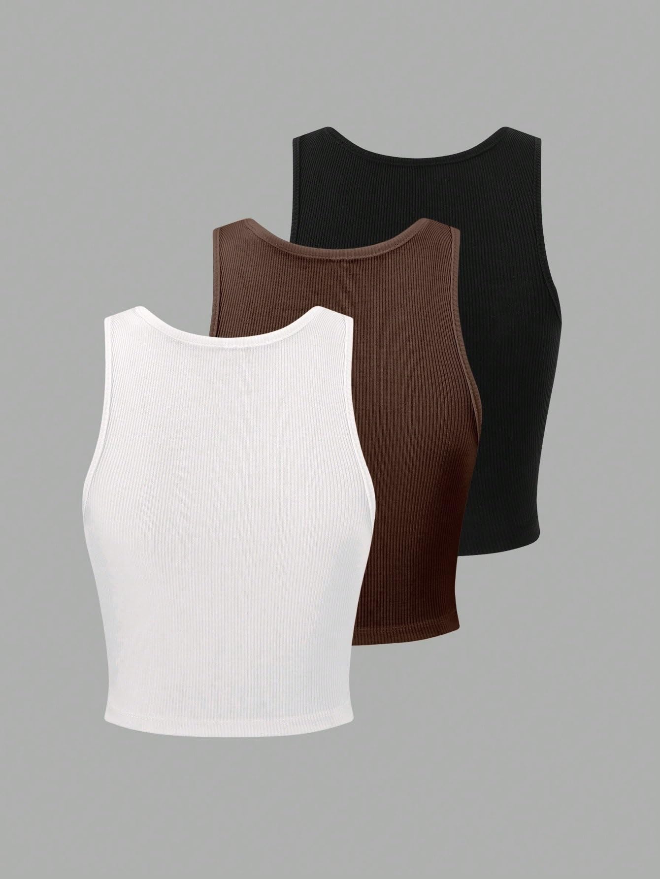 Toochki Camiseta corta para mujer, camiseta deportiva deportiva estilo occidental, informal, de algodón, paquete de 3 unidades