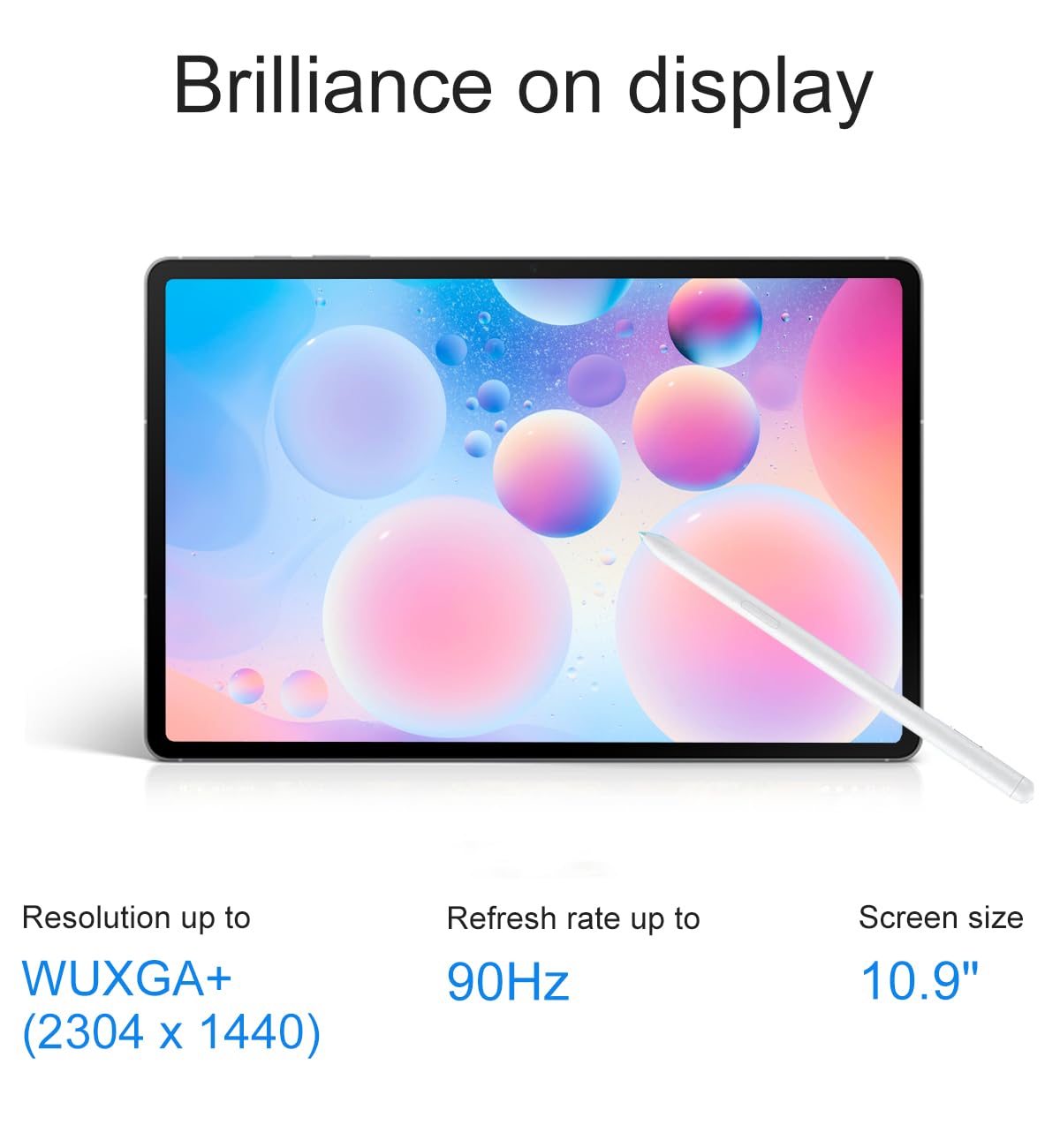 Samsung Galaxy Tab S10 FE Android Tablet (10.9" 2K+ Touchscreen, 8-Core, 8GB RAM, 384GB Storage (128GB+256GB SD Card)), S Pen, Long Battery Life, Dual Cameras, Lightweight, SM-X520, NA Version, Gray Product Image 4