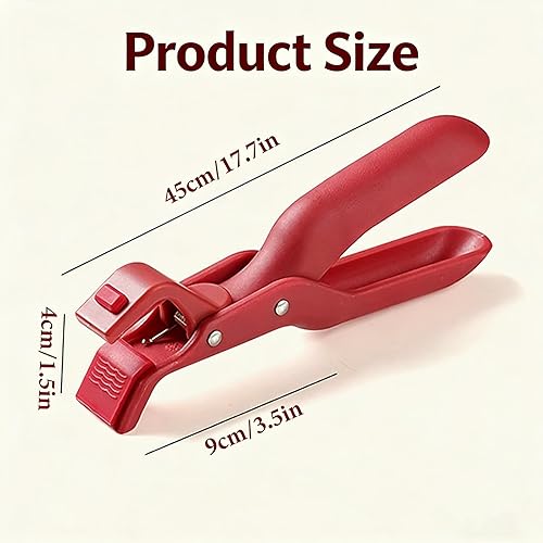 Miniatura 2 de Pinzas para placa caliente, clip multifunción antiquemaduras, clip de silicona antideslizante con aislamiento térmico antiquemaduras, pinzas