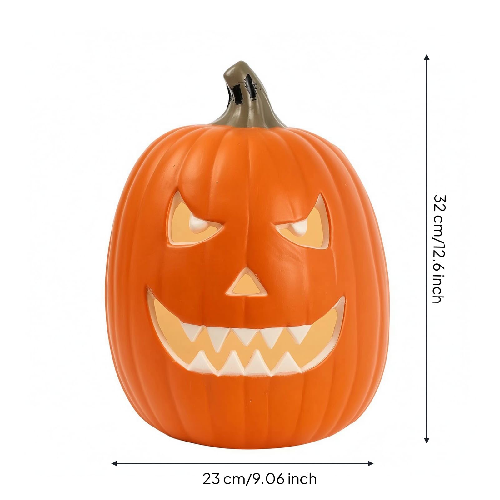 Qianly Lanterna a Forma di Zucca Luminose, Style to 4