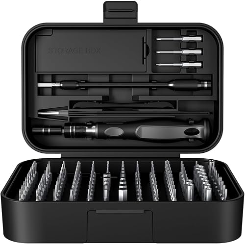 SOONAN Precision Screwdriver Set, 130 in 1 Electronics Repair Tool Kit with 120 Bits, Magnetic Screwdriver Set & 10 Tool Set, Idea for Computer Phone Watch Camera Laptop