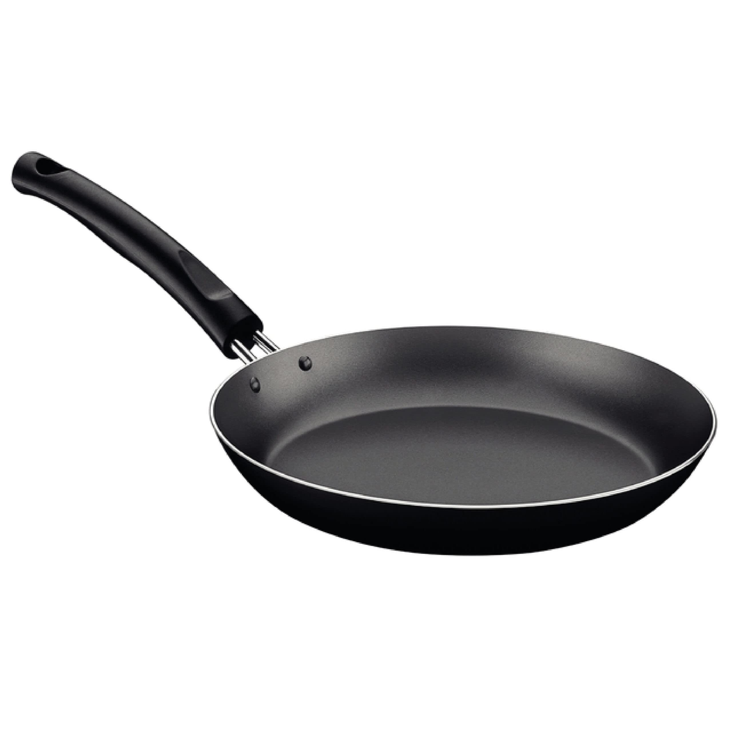 TramontinaChelsea 24cm 1.2L Black Aluminum Frying Pan with Interior and Exterior Starflon Max PFOA Free Nonstick Coating