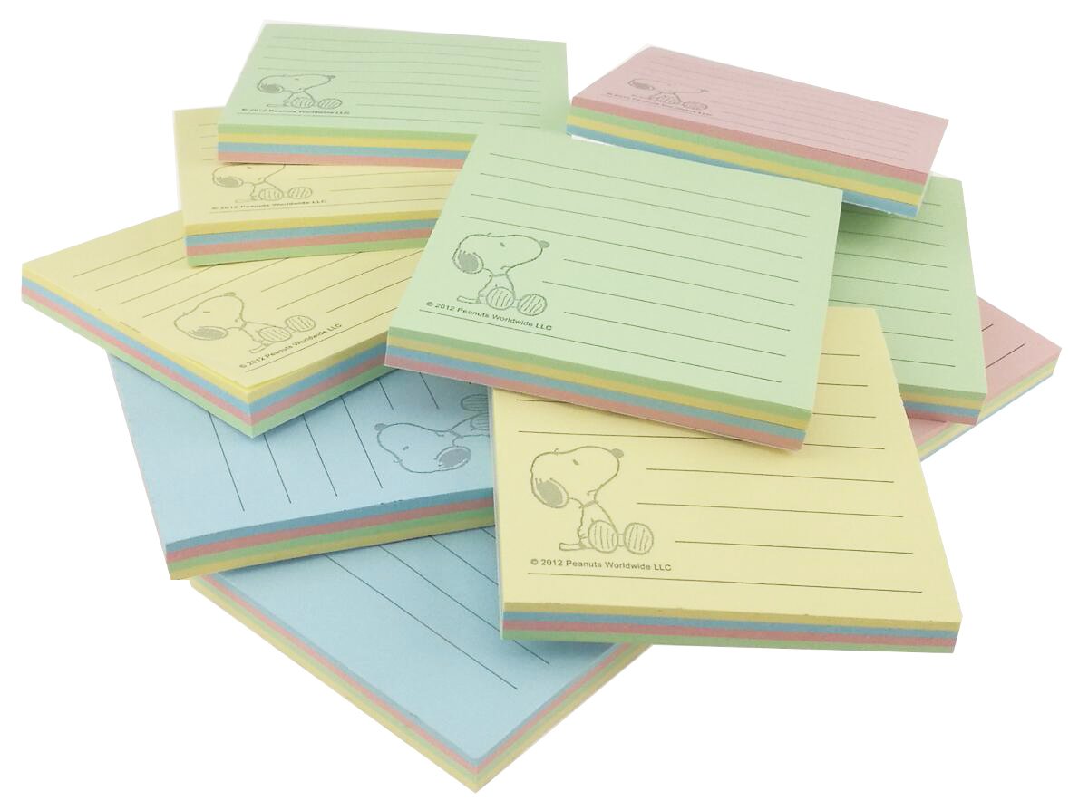 snpy☺︎ Amazon.com : Peanuts Character Snoopy Colorful Sticky Notes