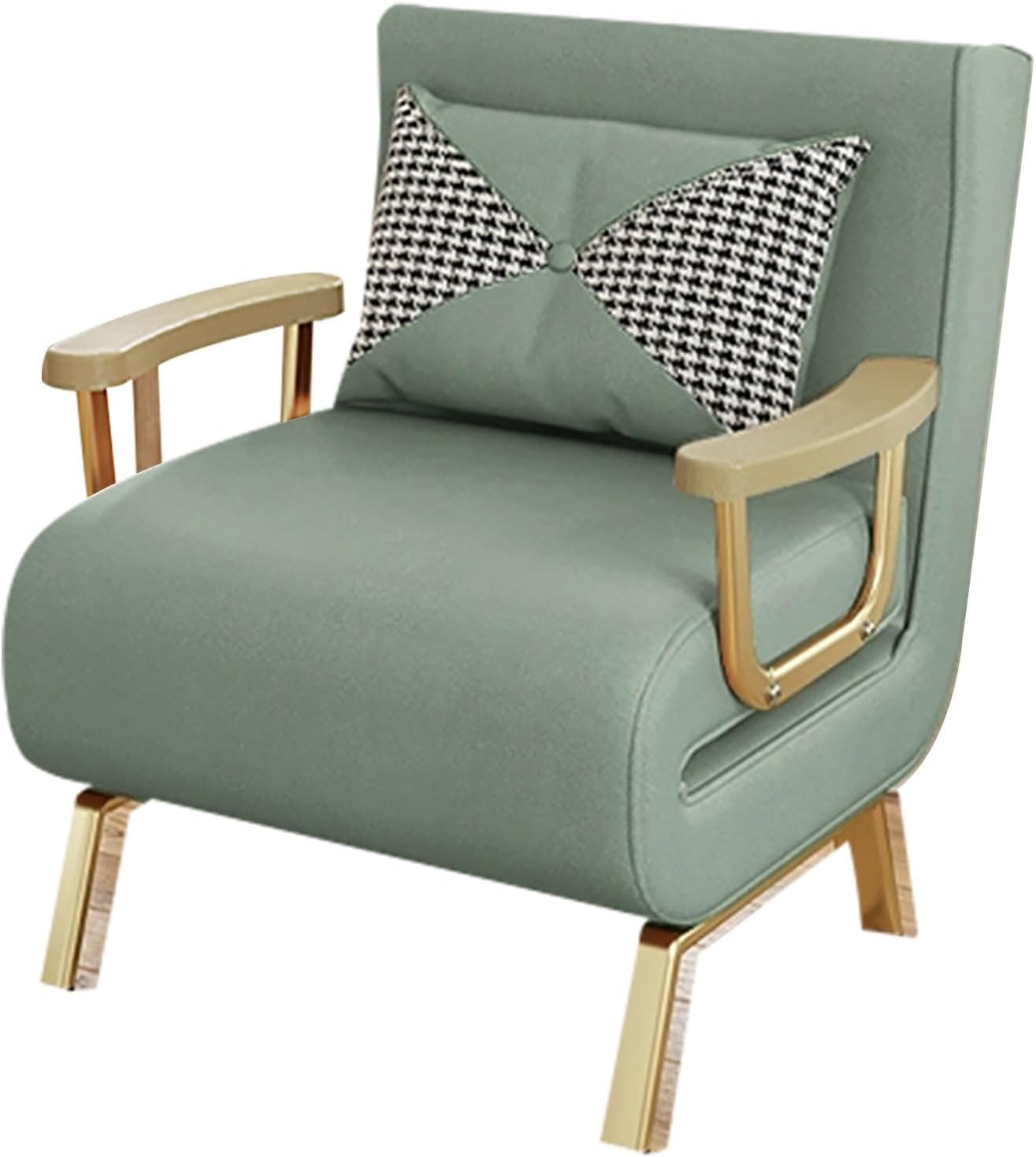 Pouf pliant convertible pour gagner de la place dans un petit salon d'appartement