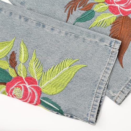 Cherry Blossom Denim Pant4