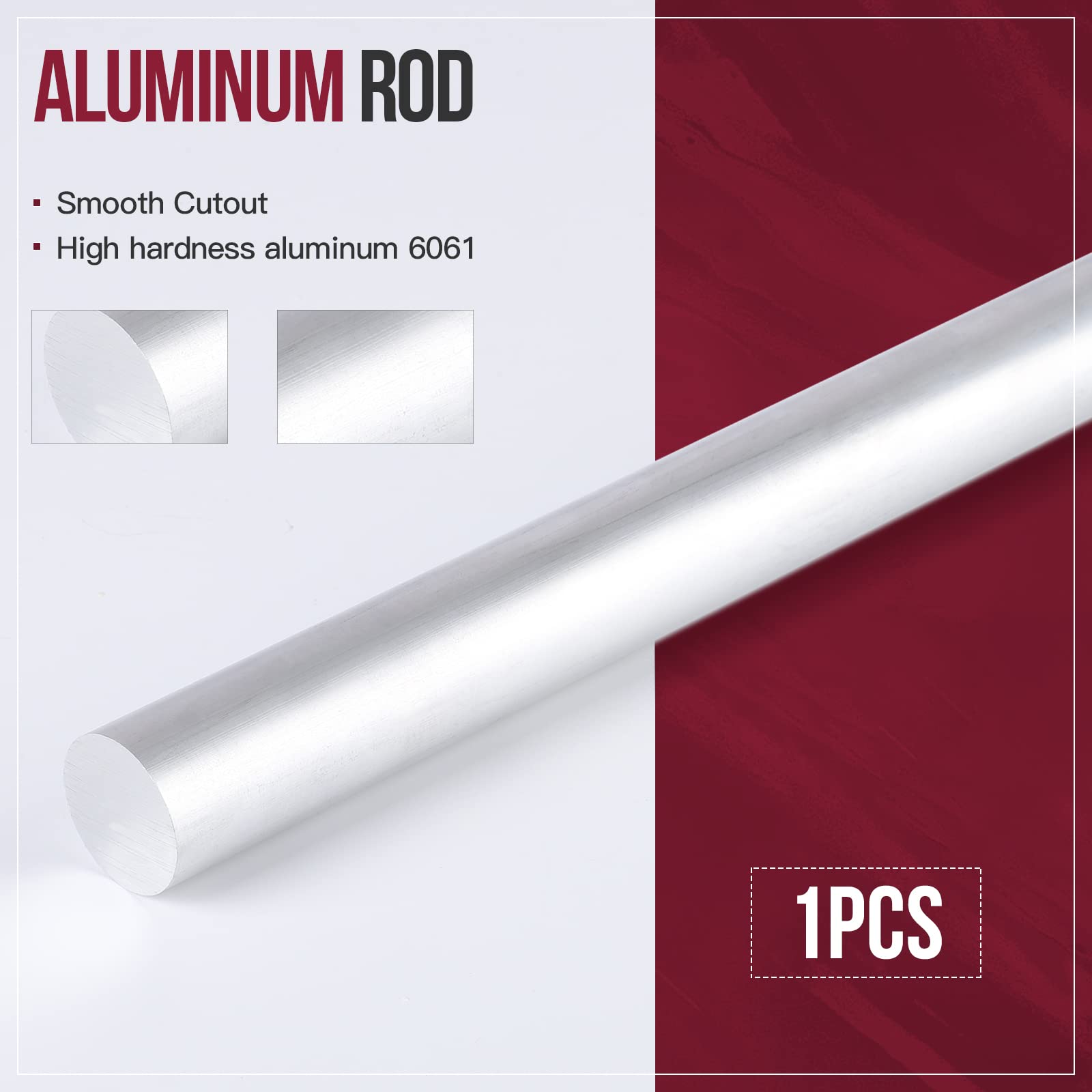 3.25 Inch Aluminum Bar 3.25 6061 Aluminum Round Rod - 4 Long T6511 Solid Bar Stock For Machining & Lathe Work 3.25 Inch Aluminum Stock