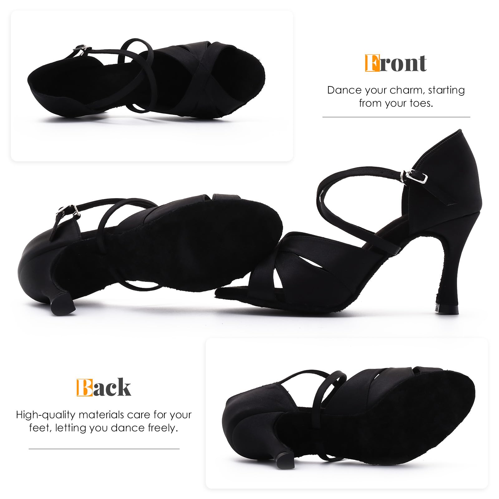 Scarpe da Ballo Donna Latino Professionali per Ragazze Salsa Ballroom Professionali Scarpe