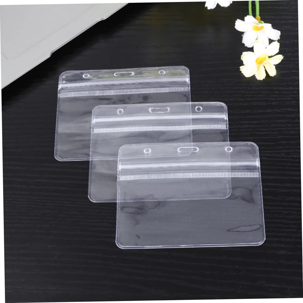 100stücke Wasserdichte Ausweishüllen aus Transparent für Ausweise und Karten Sicher und Trocken Aufzubewahren